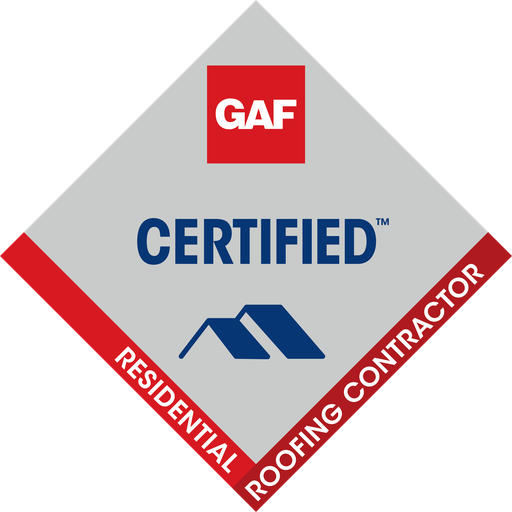 GAF Certified residential roofing contractor